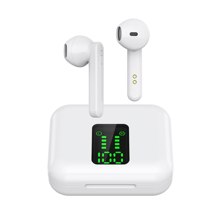 P100pro TWS Bluetooth 5.0 Touch Wireless Bluetooth Earphone with Charging Box & LED Smart Digital Display, Support Siri & Call