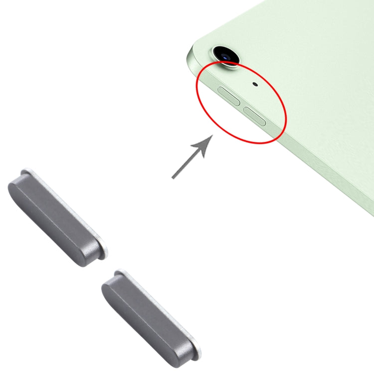 Volume Control Button for iPad Air 4 10.9 inch 2020 A2316 A2324 A2325 A2072, For iPad Air 4 10.9 inch 2020, For iPad Air 4 10.9 inch 2020(Grey)
