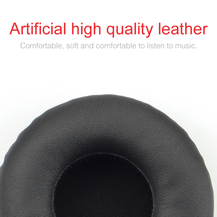 2pcs For JBL Synchros S400BT Headphones Imitation Leather + Memory Foam Soft Earphone Protective Cover Earmuffs, For Synchros S400BT Black, For Synchros S400BT White