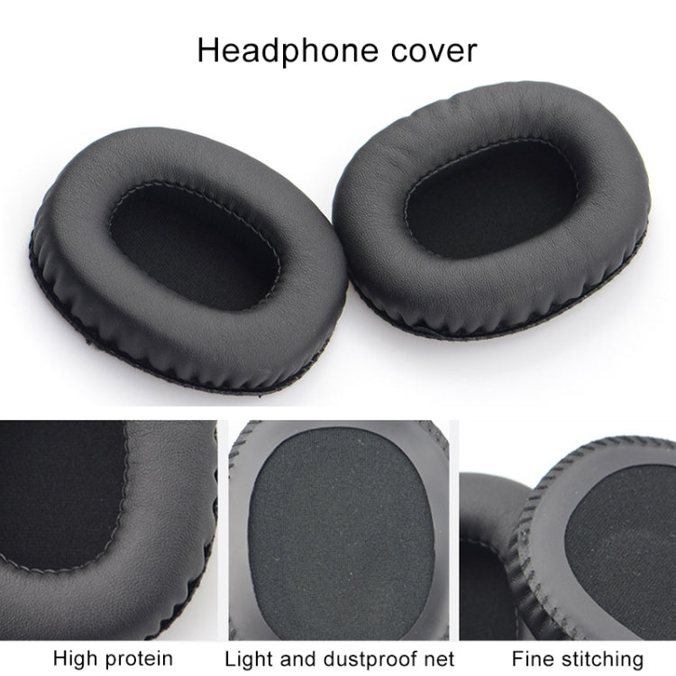 1 Pair Imitation Leather + Memory Foam Soft Headphone Jacket Earmuffs for Marshall monitor, for Marshall monitor