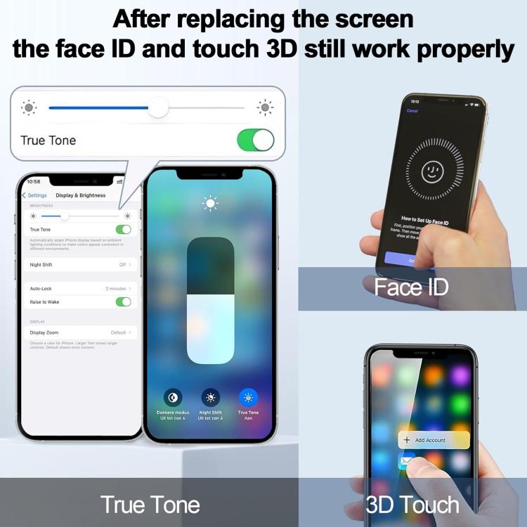 JK Hard OLED Screen For iPhone 16 Plus, For iPhone 16 Plus
