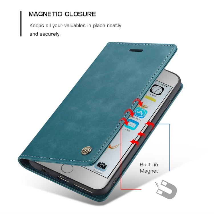 CaseMe-013 Multifunctional Retro Frosted Horizontal Flip Leather Case for iPhone 6 Plus / 6s Plus, with Card Slot & Holder & Wallet, For iPhone 6 Plus / 6s Plus