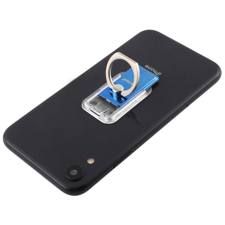 CPS-013 360 Degrees Rotate Freely Removable Magnetic Ring Stand Phone Holder, Support Wireless Charging