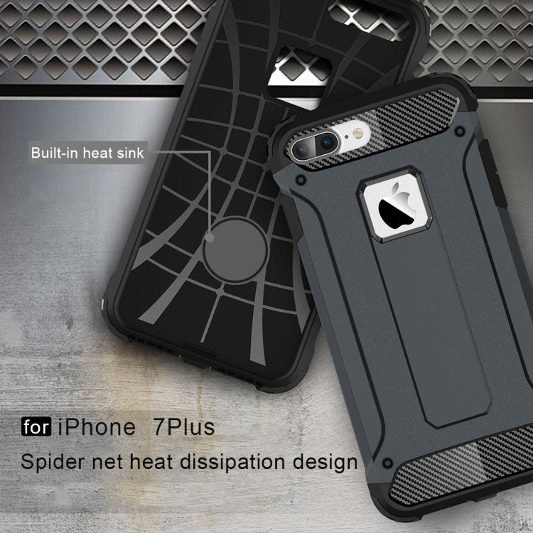 For iPhone 8 Plus & 7 Plus   Tough Armor TPU + PC Combination Case, For iPhone 7 Plus