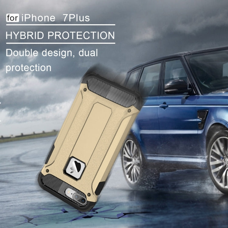 For iPhone 8 Plus & 7 Plus   Tough Armor TPU + PC Combination Case, For iPhone 7 Plus