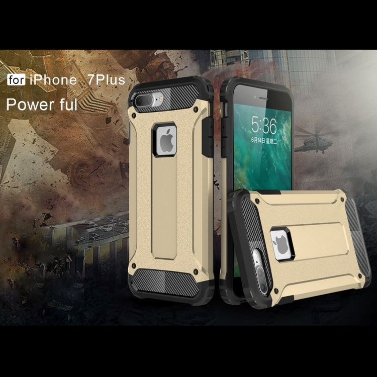 For iPhone 8 Plus & 7 Plus   Tough Armor TPU + PC Combination Case, For iPhone 7 Plus