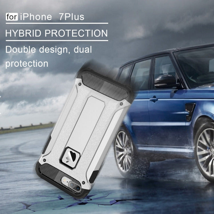 For iPhone 8 Plus & 7 Plus   Tough Armor TPU + PC Combination Case, For iPhone 7 Plus