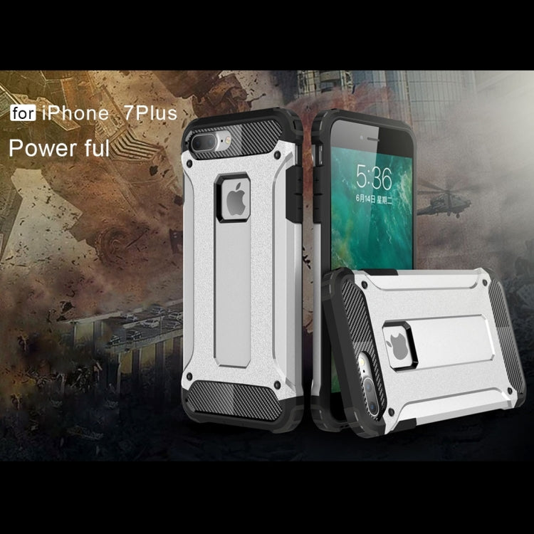 For iPhone 8 Plus & 7 Plus   Tough Armor TPU + PC Combination Case, For iPhone 7 Plus