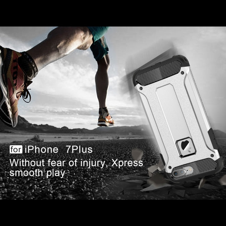 For iPhone 8 Plus & 7 Plus   Tough Armor TPU + PC Combination Case, For iPhone 7 Plus