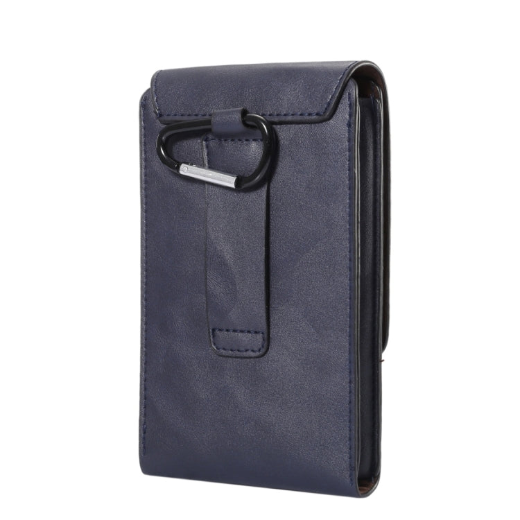 6.3 inch and Below Universal Crazy Horse Texture 3 Pouches Vertical Flip Leather Case with Belt Hole & Climbing Buckle for Galaxy Note 8, Sony, Huawei, Meizu, Lenovo, ASUS, Cubot, Oneplus, Oukitel, Xiaomi, DOOGEE, Vkworld, and other Smartphones