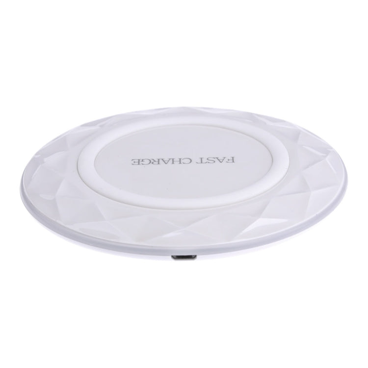 DC5V Input Diamond Qi Standard Fast Charging Wireless Charger, Cable Length: 1m, DC5V Black, DC5V