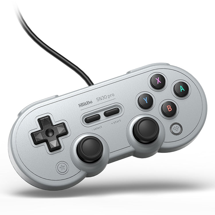 8Bitdo SN30 PRO USB Wired Gamepad Joystick for Switch / Steam / PC, SN30 PRO Wired(Grey)