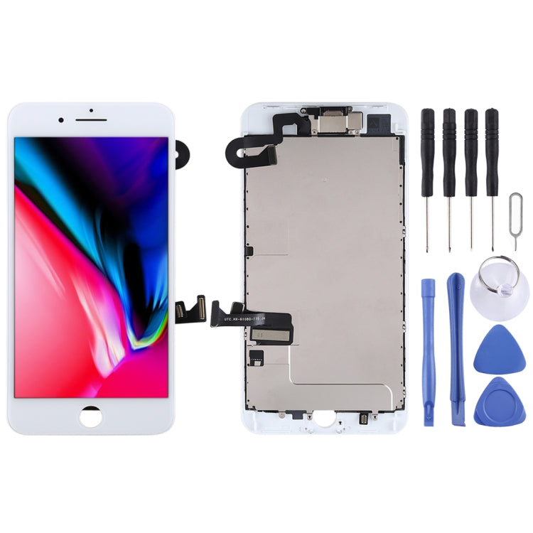 LCD Screen include Front Camera for iPhone 8 Plus, i8 Plus White with Camera, i8 Plus Black with Camera