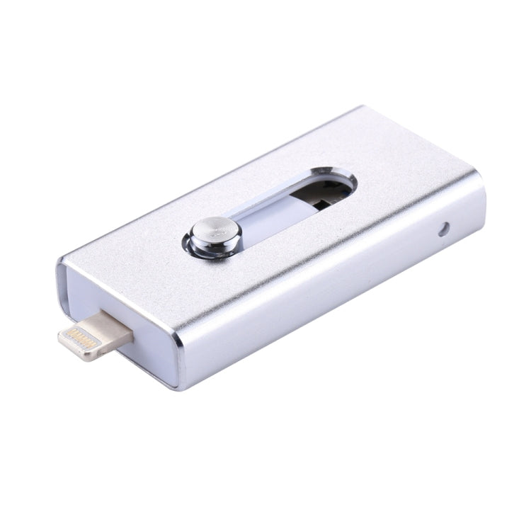 RQW-02  3 in 1 USB 2.0 & 8 Pin & Micro USB 16GB Flash Drive, RQW-02 Black, RQW-02 Gold, RQW-02 Blue, RQW-02 Red, RQW-02 Silver