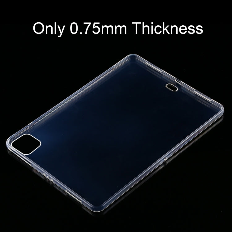 0.75mm Ultrathin Transparent TPU Case For iPad Air 2022 / 2020 10.9