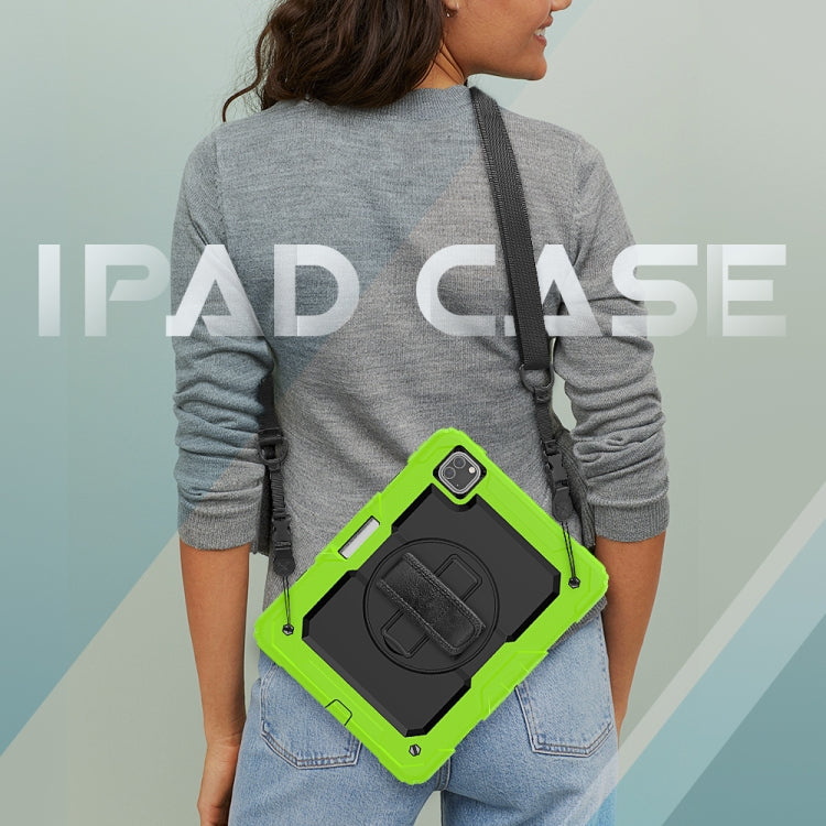 For iPad Pro 11 inch (2018) / Pro 11 inch (2020) Shockproof Colorful Silica Gel + PC Protective Tablet Case with Holder & Shoulder Strap & Hand Strap & Pen Slot, For iPad Pro 11 inch (2018)