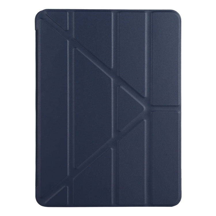Millet Texture PU+ Silicone Full Coverage Leather Case with Multi-folding Holder for iPad Air (2020) 10.9 inch, For iPad Air (2020) 10.9 inch