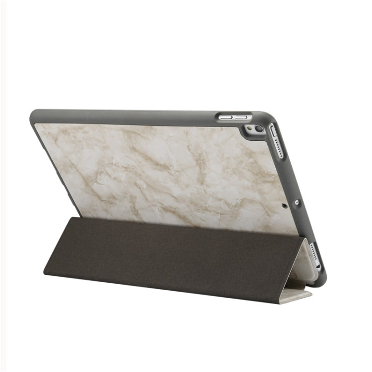 Marble Texture Pattern Horizontal Flip Leather Case for iPad Air 2019 10.5 inch, with Three-folding Holder & Pen Slot & Sleep / Wake-up Function, For iPad Air 2019 10.5 inch