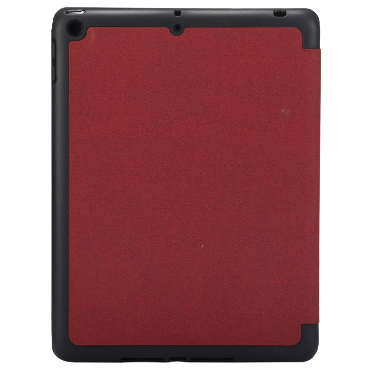 Cloth Texture Pattern Horizontal Flip Leather Case for iPad Pro 10.5 inch ,with Three-folding Holder & Pen Slots , For iPad Pro 10.5, For  iPad Pro 10.5