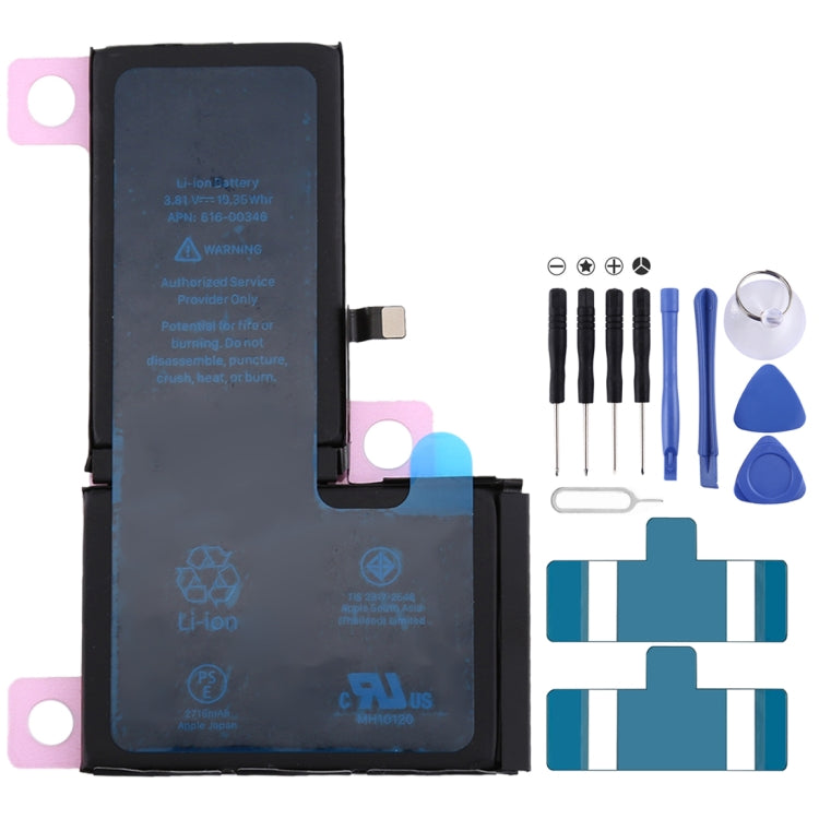 2716mAh Li-ion Battery for iPhone X, For iPhone X