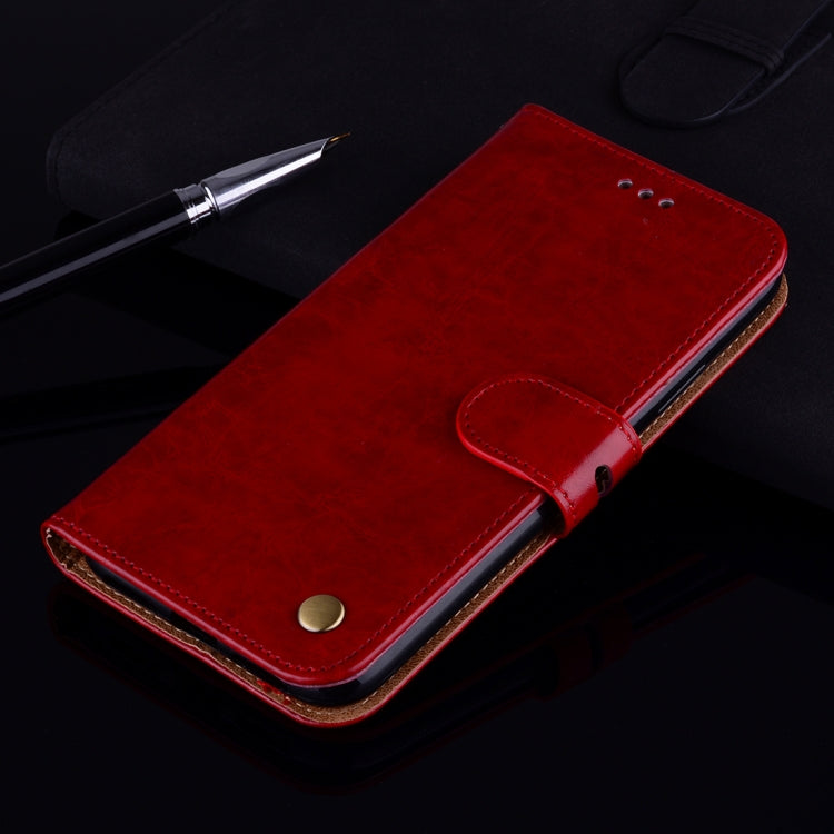 For iPhone XS Max Business Style Oil Wax Texture Horizontal Flip Leather Case with Holder & Card Slots & Wallet, For iPhone XS Max