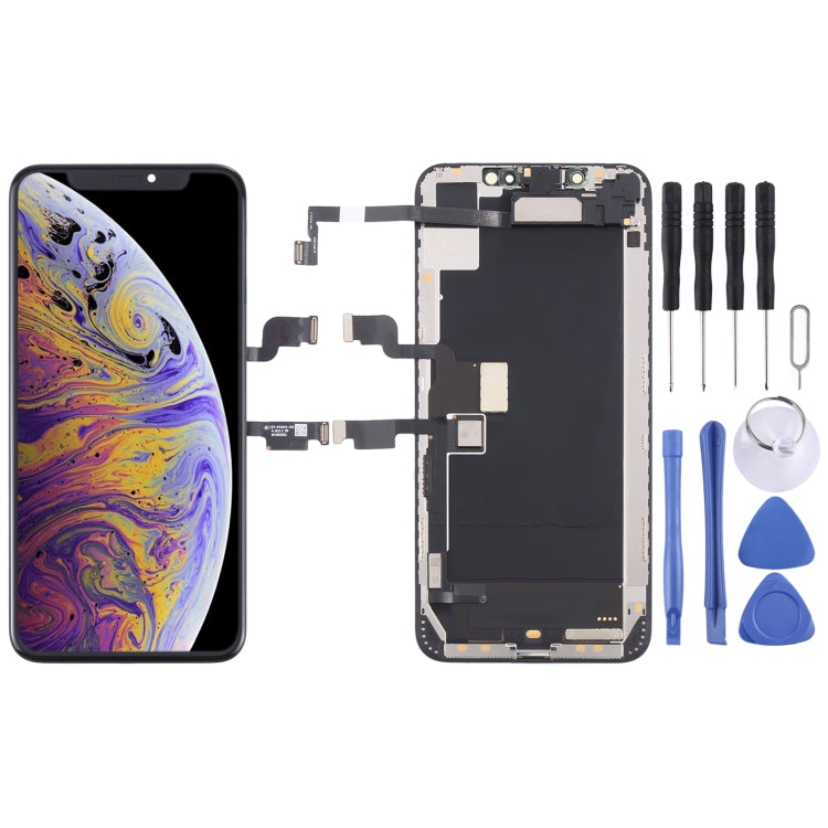 Original LCD Screen with Earpiece Speaker Flex Cable for iPhone XS Max, For iPhone XS Max(Original)