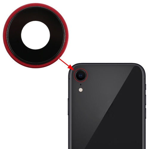 Back Camera Bezel with Lens Cover for iPhone XR, For iPhone XR, For iPhone XR(Rose Gold)