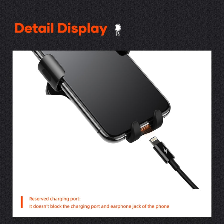 ROCK W31 Car Gravity Wireless Charging Air Outlet Bracket, W31
