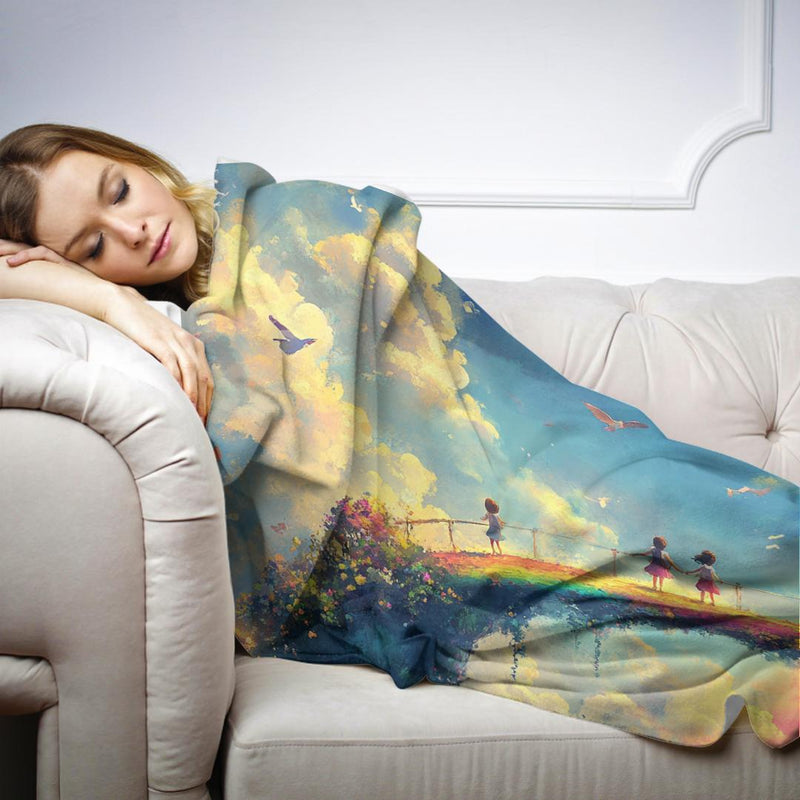 Rainbow Bridge Adventure Blanket