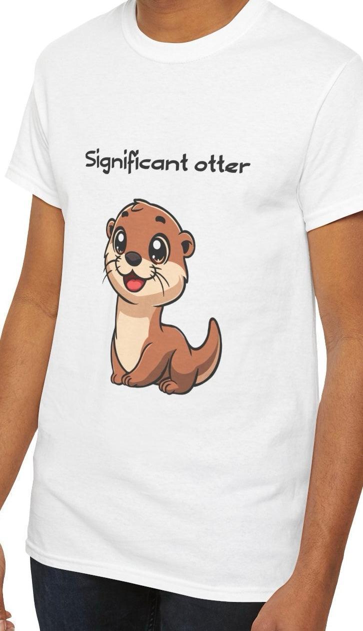 Significant Otter T-Shirt | Cute Animal Pun Couple Tee