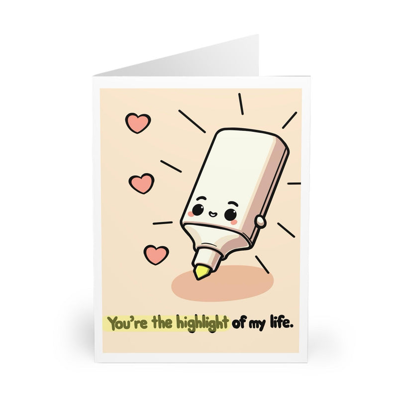 You’re the Highlight of My Life Card • Cute Pun Greetings