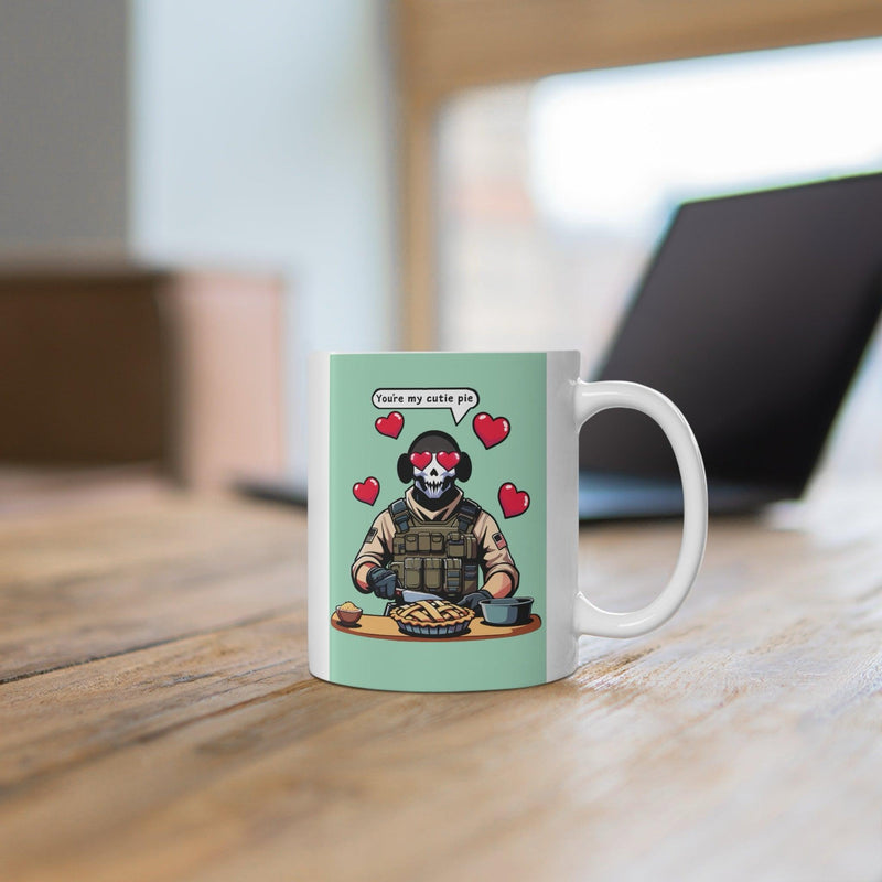 Cutie Pie Soldier Mug – Sweet & Strong Ceramic Cup