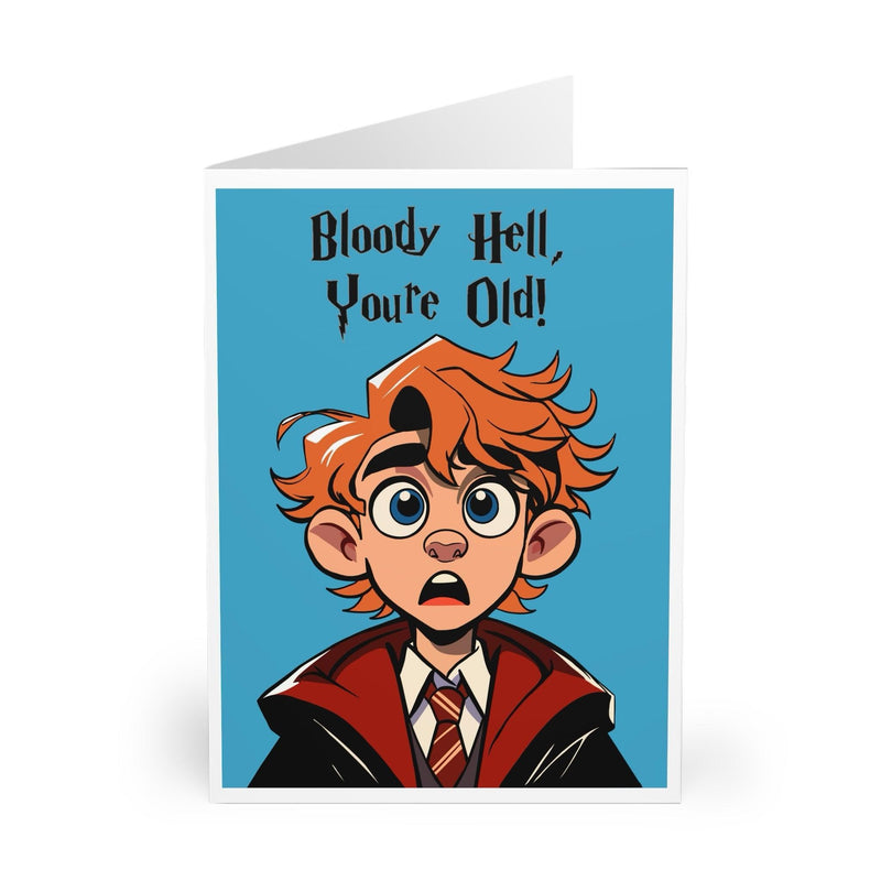 “Bloody Hell, You’re Old!” – Funny Wizard Birthday Card