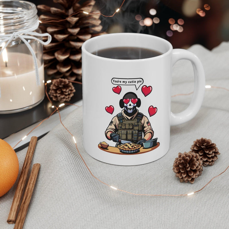 Cutie Pie Soldier Mug – Sweet & Strong Ceramic Cup