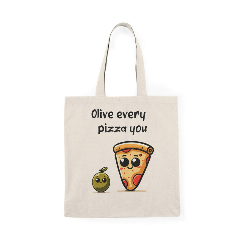 Olive Every Pizza You Tote Bag – Punny Cartoon Design