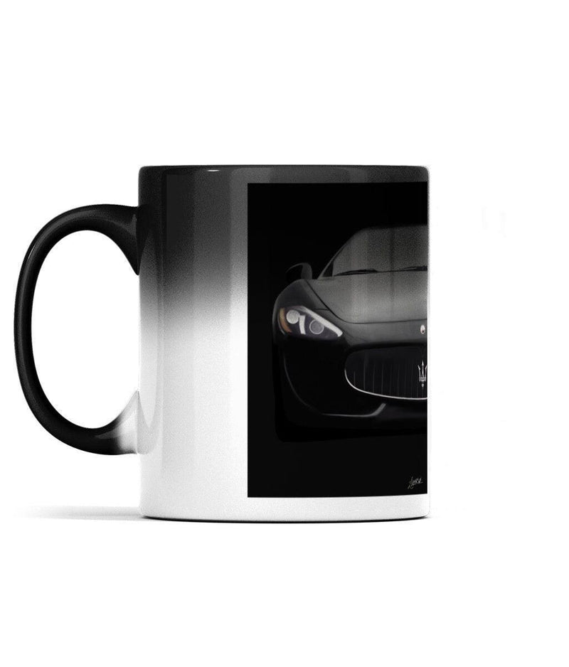 Heat changing Maserati Art Mug – Luxury Ceramic for Car Lovers