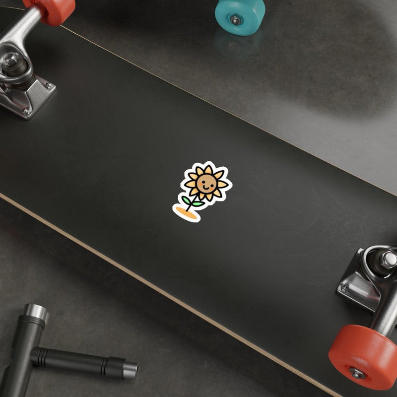 Sunflower Sticker – Waterproof Joyful Vinyl