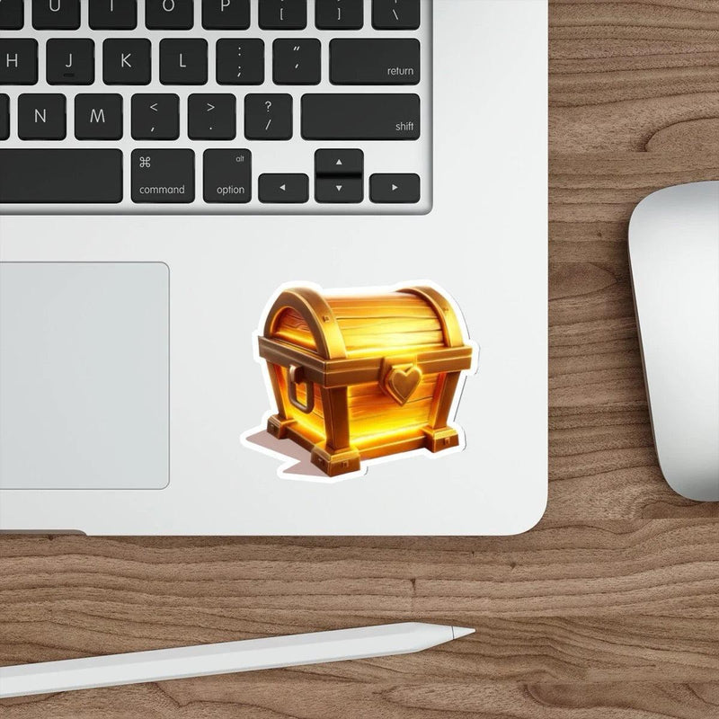 Mystical Treasure Chest Sticker | Adventure Fantasy Vinyl