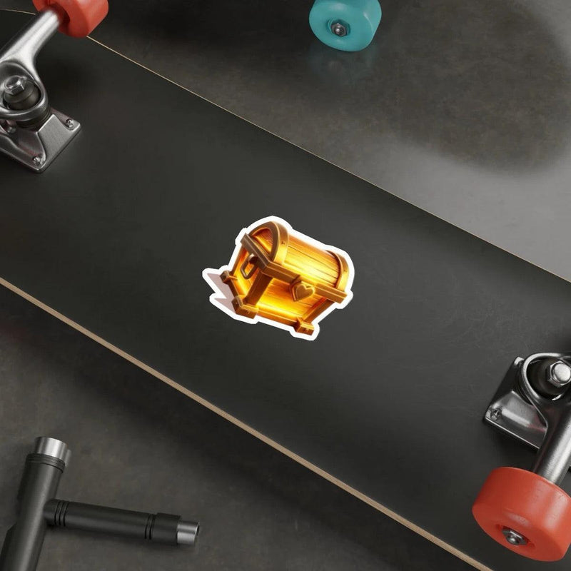 Mystical Treasure Chest Sticker | Adventure Fantasy Vinyl