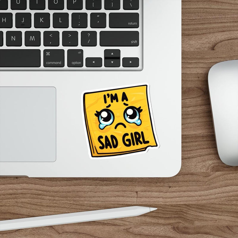 I'm a Sad Girl Sticker – Vulnerable & Aesthetic Vinyl Decal