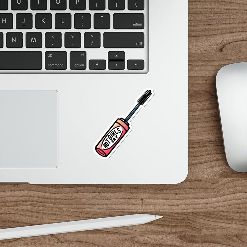 Hot Girls Cry Mascara Sticker – Bold & Empowering Design