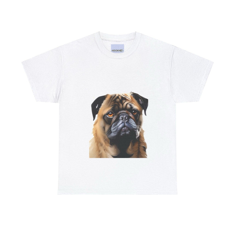 Pug Cartoon T-Shirt | Cute Dog Lover Graphic Tee