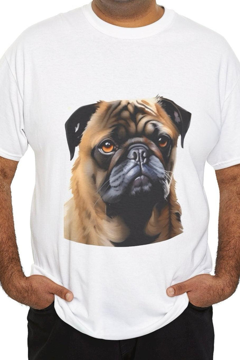 Pug Cartoon T-Shirt | Cute Dog Lover Graphic Tee