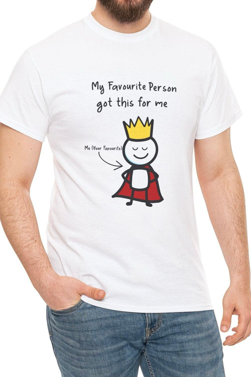 Favorite Person T-Shirt | Minimalist Crowned Love Tee