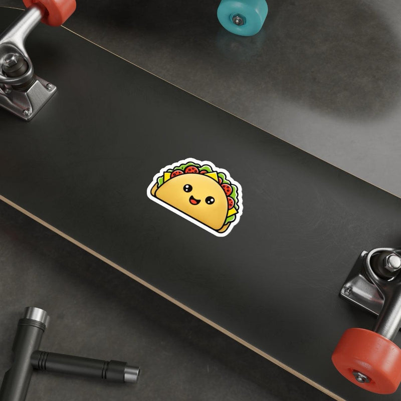 Handmade Taco Sticker – Cute Mexican Food Vinyl Art