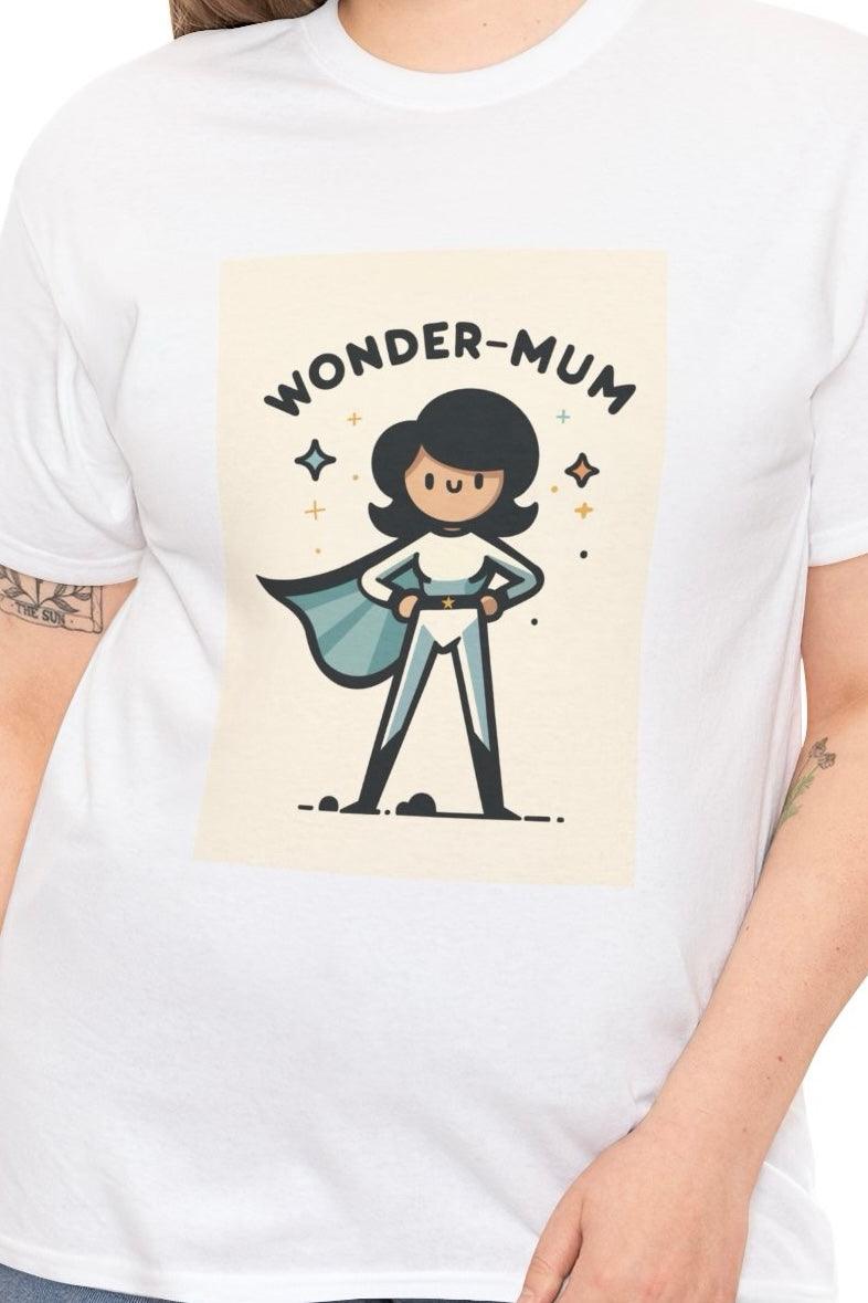 Wonder Mom T-Shirt | Superhero Mother Graphic Tee