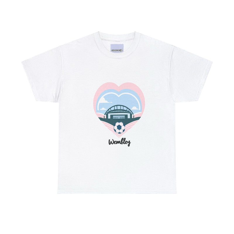 Wembley Stadium Heart T-Shirt | Iconic Football Tee