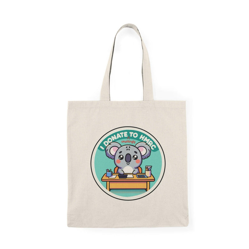 I Donate Unwillingly to HMRC Tote | Funny Recycled Tax Bag