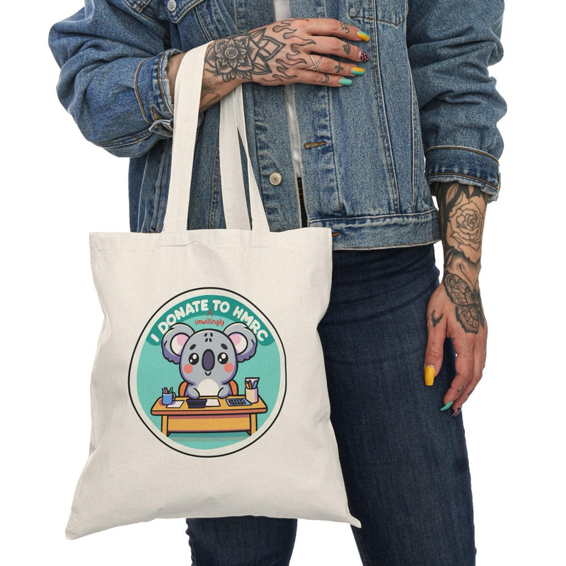 I Donate Unwillingly to HMRC Tote | Funny Recycled Tax Bag