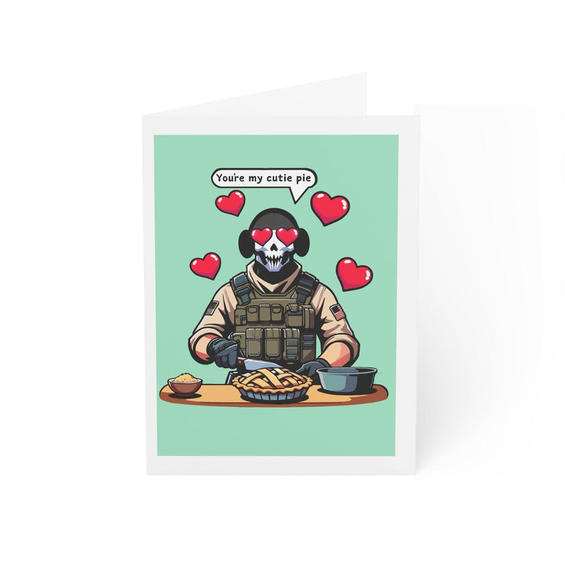 You’re My Cutie Pie – Soldier Baking Funny Love Card